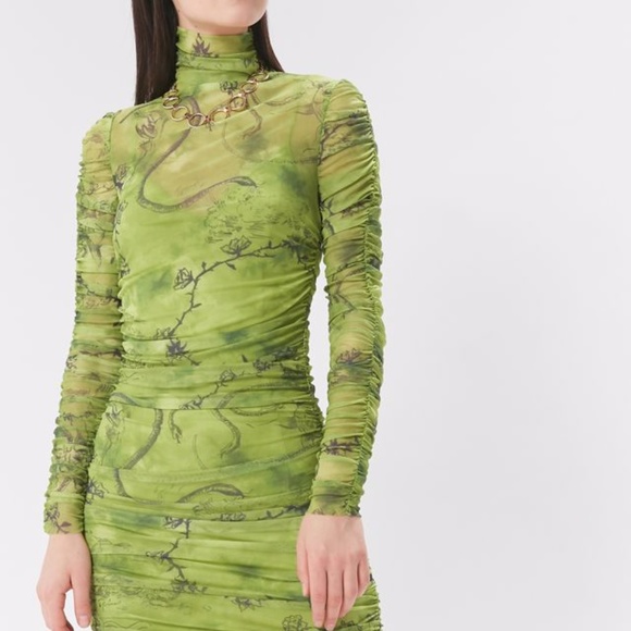 I.Am.Gia Green Mesh Y2K dress - Picture 2 of 5